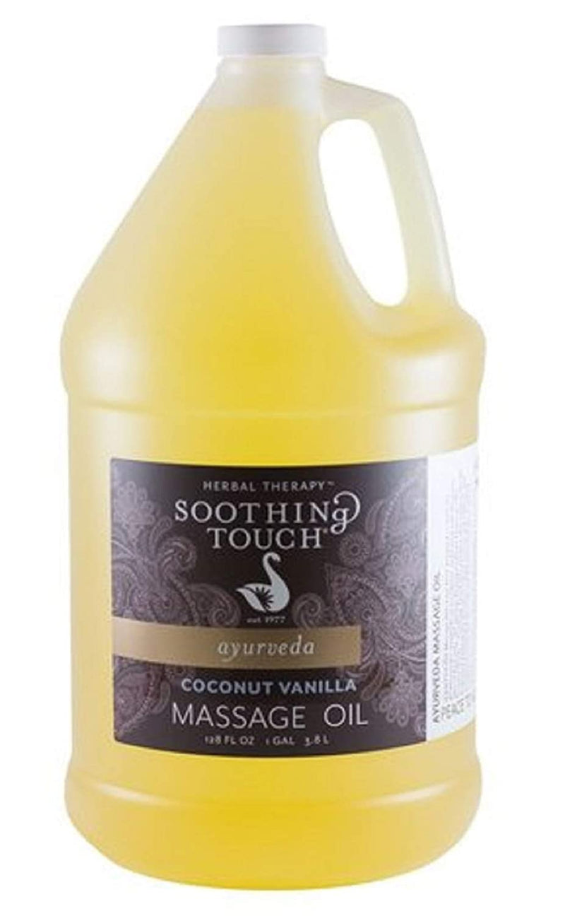 Soothing Touch, Coconut Vanilla Massage Oil, Gallon (128 Oz)