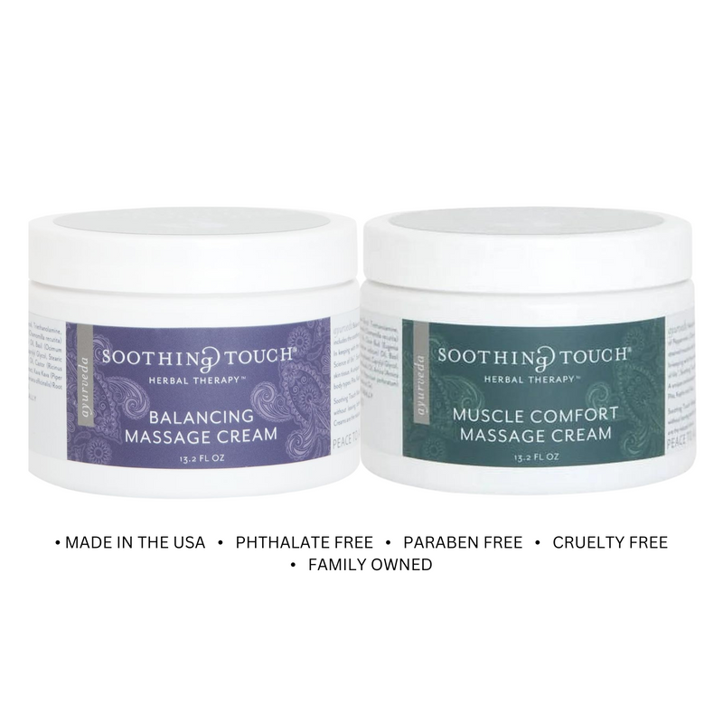 Soothing Touch Balancing & Muscle Comfort Cream Set 13.2 oz "Great Deal"