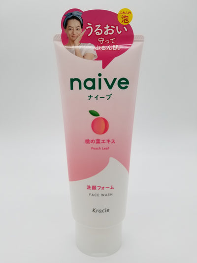 Kracie Naive Facial Cleansing Foam Peach 130G