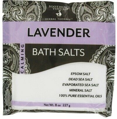 Soothing Touch Calming Bath Salts Lavender 8 Oz Pack