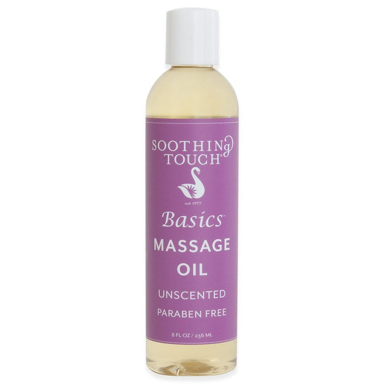 Soothing Touch Basics Massage Oil Unscented 8 Ounce