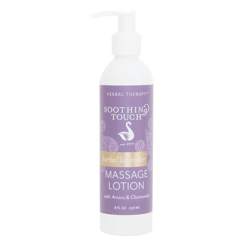Soothing Touch Herbal Lavender Massage Lotion 8 oz