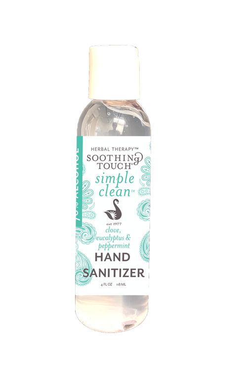Soothing Touch Clove, Eucalyptus, Peppermint Hand Sanitizer 4 oz Set Of 3