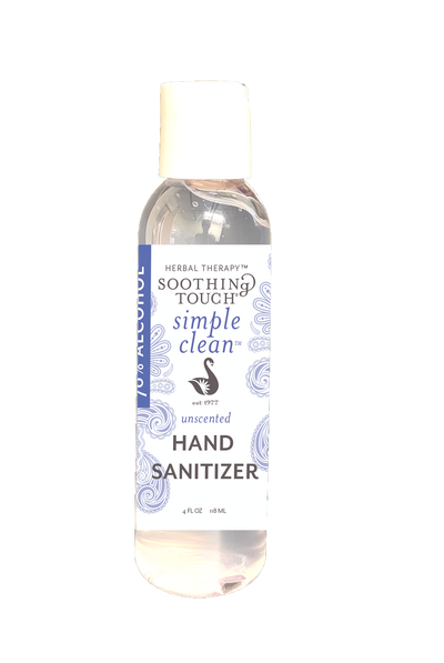 Soothing Touch Hand Sanitizer Gel 4 oz (Unscented) Set Of 3
