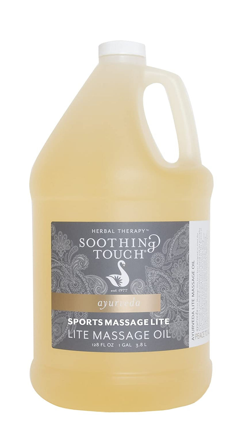 Soothing Touch Sports Lite Massage Oil, Peppermint, Eucalyptus/Clove, 1 Gal