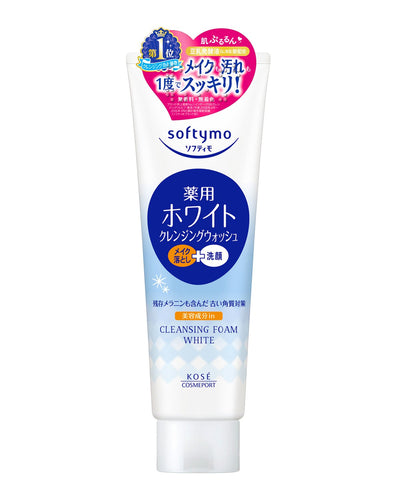 KOSE Softy Mo White Makeup Cleansing and Facial Foam 190g "MOST POPULAR"