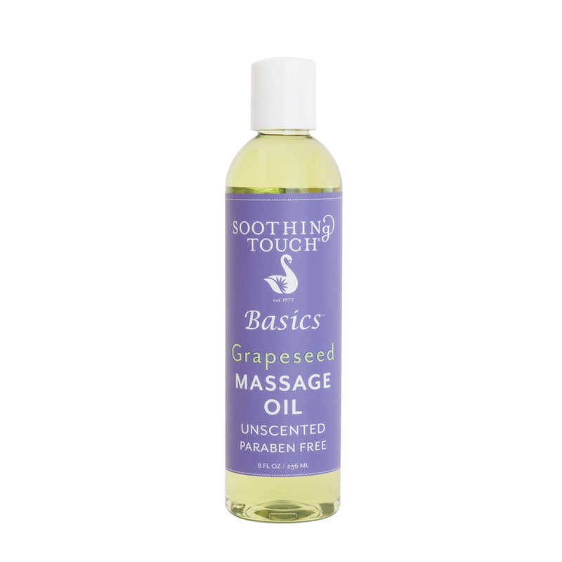 Soothing Touch Basics Grapeseed Massage Oil 8 oz