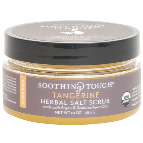Soothing Touch Tangerine Herbal Salt Scrub - 10 Ounce