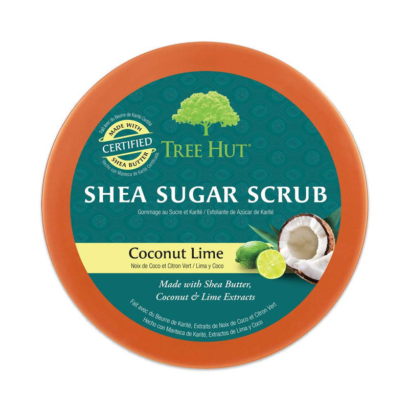Tree Hut Sugar Shea Scrub 18 Ounce Coconut Lime Shea (532ml) (2 Pack)