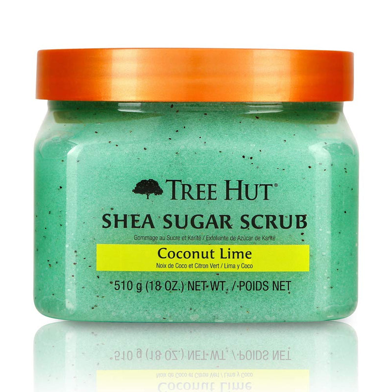 Tree Hut Sugar Shea Scrub 18 Ounce Coconut Lime Shea (532ml) (2 Pack)