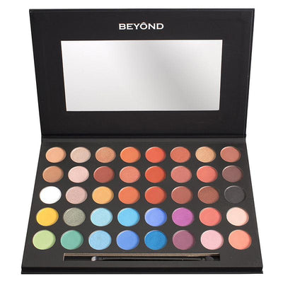 Beyond Cosmetics Everglow 40 Colors Shimmer & Matte Highly Pigment Eyeshadow Palette.