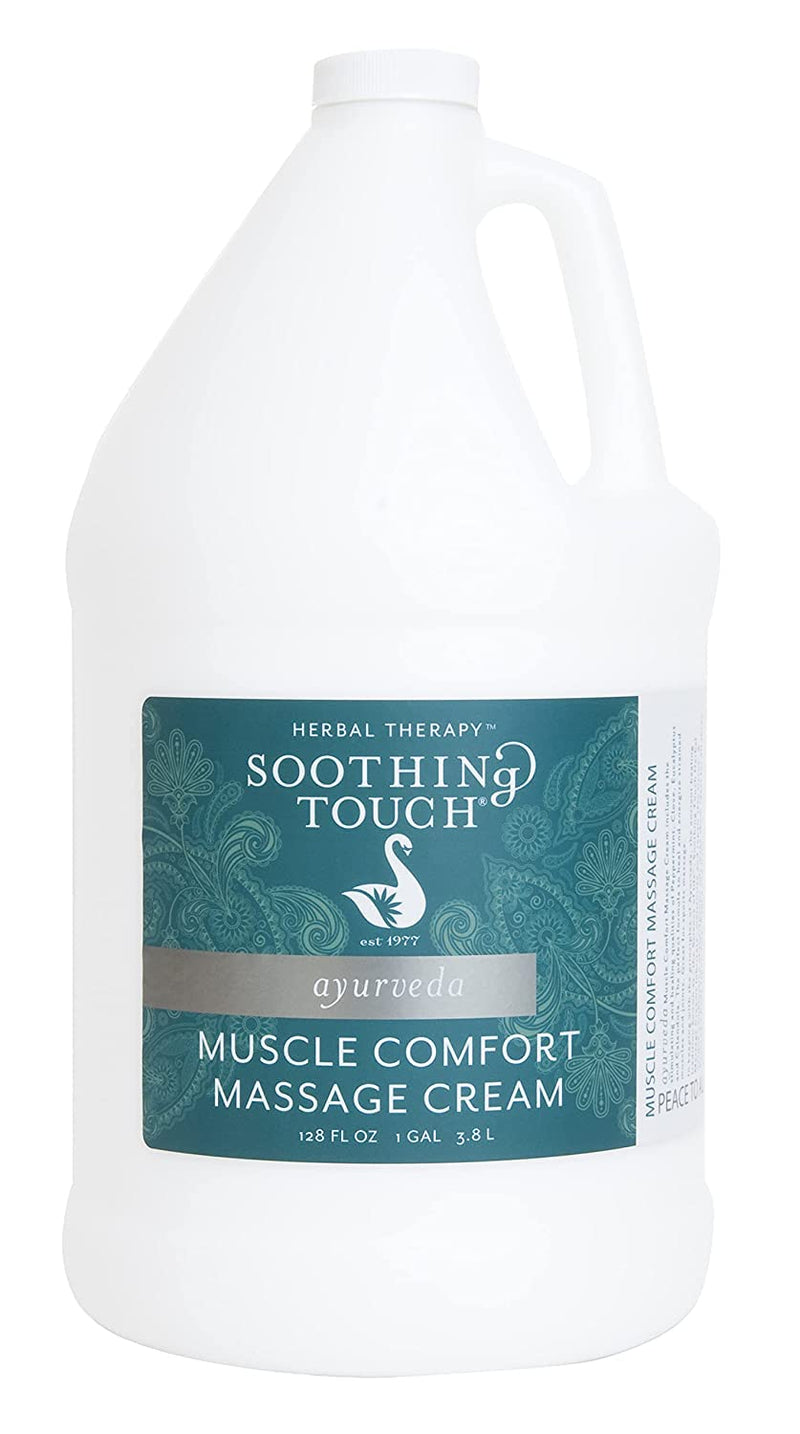 Soothing Touch Muscle Comfort Pumpable Massage Cream, 1 Gallon (FREE Pump Included)