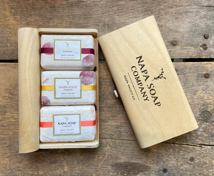 Napa Soap Company 3 Bar Gift Box - Wine Lovers