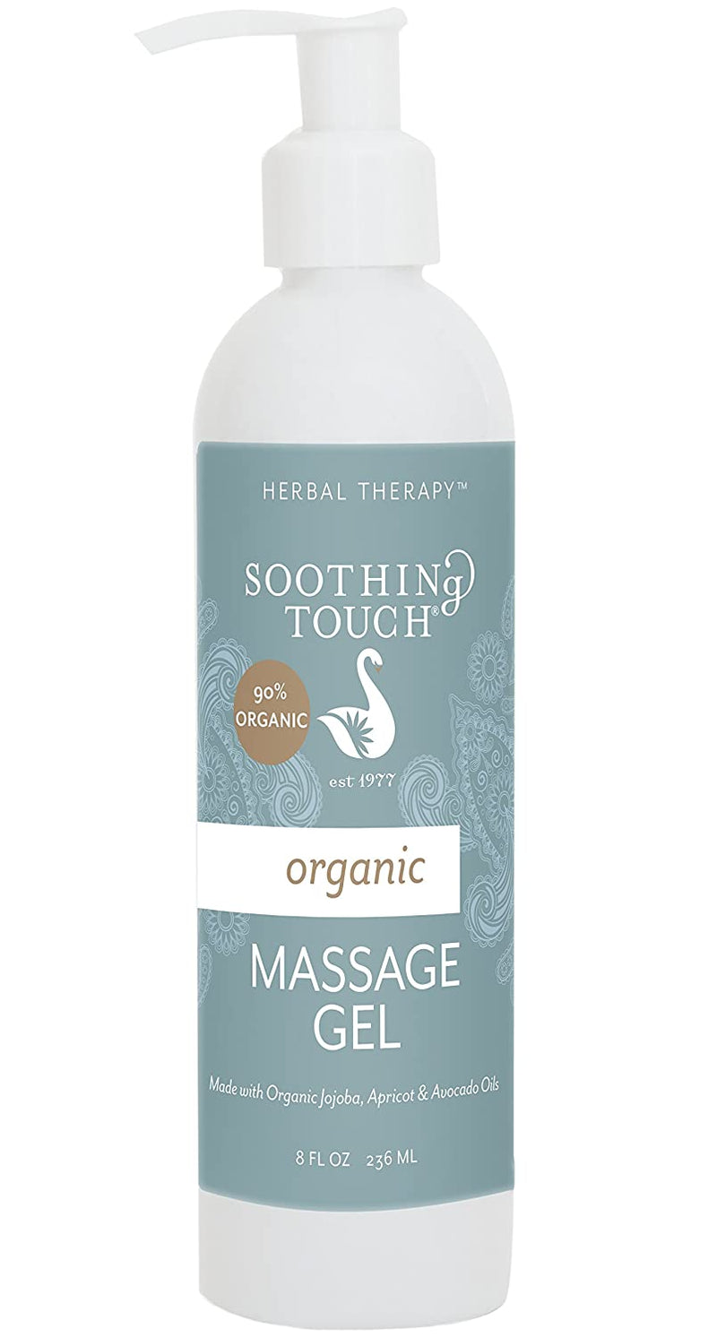 Soothing Touch Massage Gel Organic Unscented 8 Ounce