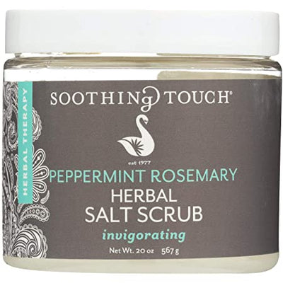 Soothing Touch Peppermint Rosemary Salt Scrub 20 oz