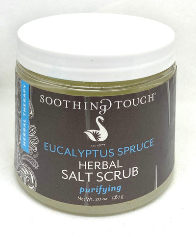 Soothing Touch Euclayptus Spruce Herbal Salt Scrub 20 oz